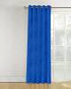 Blue color readymade curtains available in textured designs